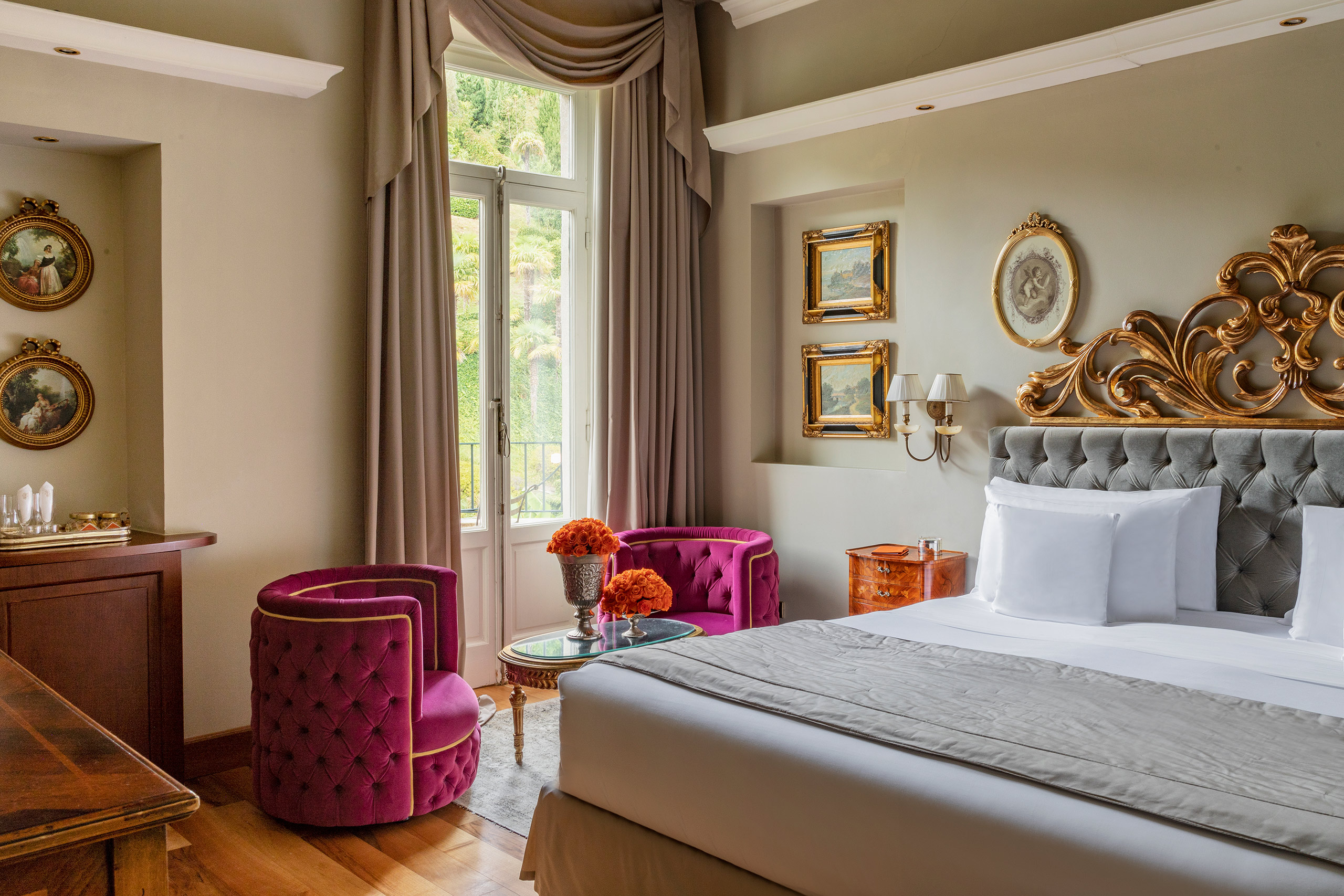 Luxury rooms 5 star hotel Lake Como Grand Hotel Tremezzo
