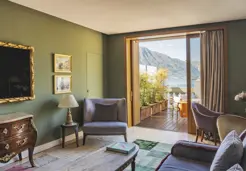 Grand Hotel Tremezzo Rooms&Suites Ruben Rooftop Grand Suite Living Room