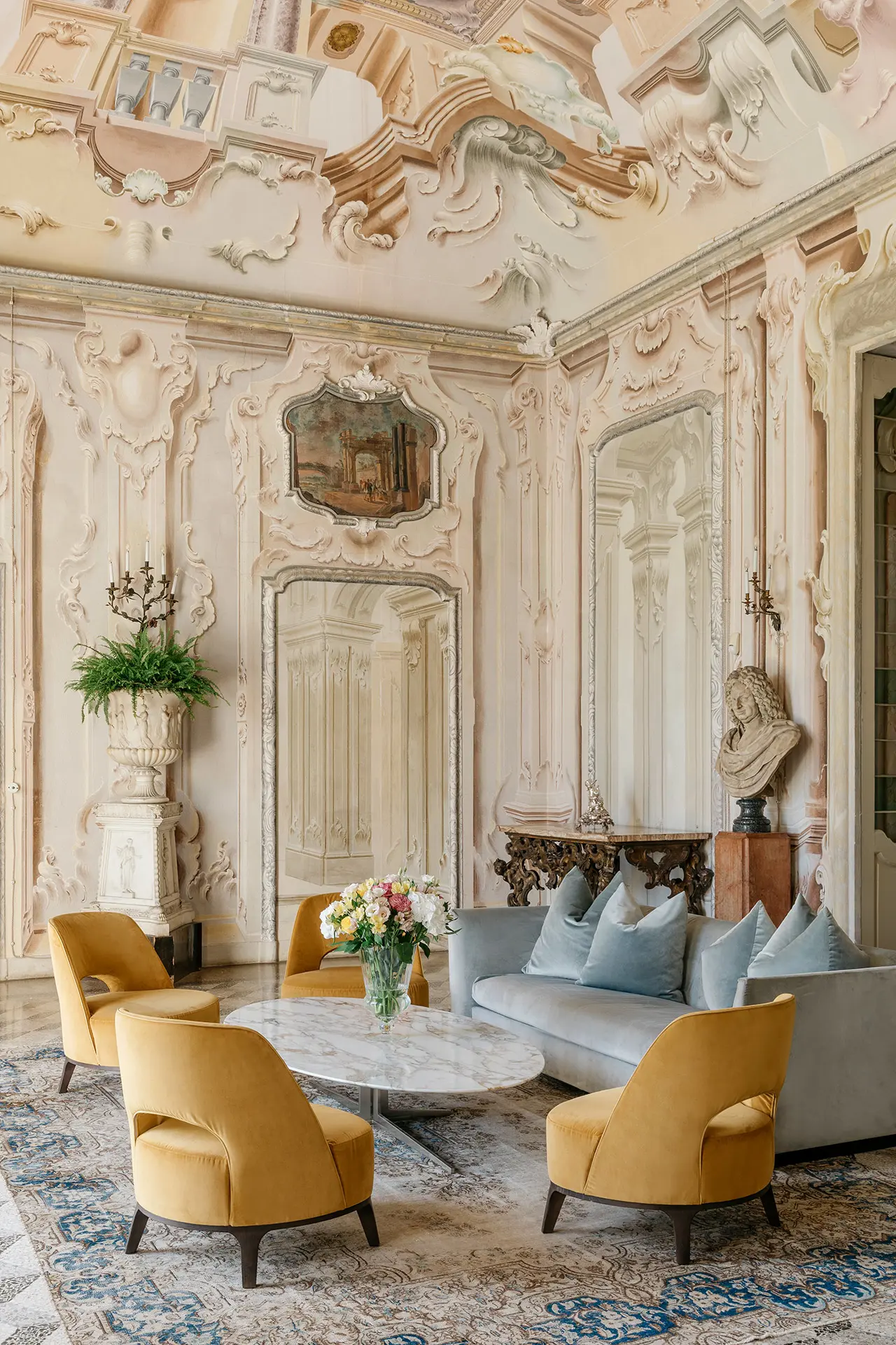 Salon historique de Villa Sola Cabiati