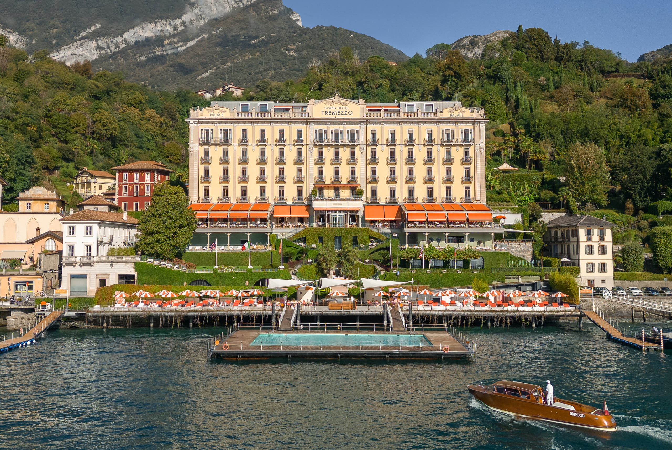 Grand Hotel Tremezzo luxury 5 star hotel on Lake Como Italy